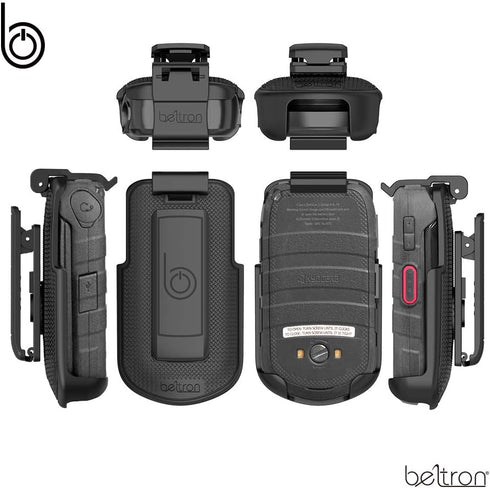 BELTRON DuraXV LTE Belt Clip Holster, Heavy Duty Rotating Belt Clip Holder Case for Kyocera DuraXV LTE E4610 (Verizon), DuraXE E4710 (AT&T), Secur...