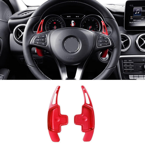 Partol Paddle Shifter Extensions For Mercedes Benz, Aluminum Metal Car Steering Wheel Shift Blades Fit Benz A B C CLA CLS E G GL GLA GLC GLE GLS M...