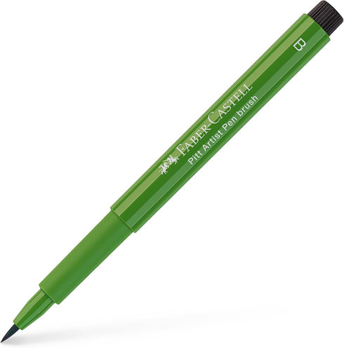 Faber-Castell PITT Artist Brush Pen Brush Tipped - Permanent Green Olive (167)...