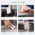 Magic Sponge Eraser 100 Pack Extra Thick and Long Lasting Melamine Sponges in Bulk - Multi Surface Power Scrubber Foam Cleaning Pads - Bathtub, Fl...
