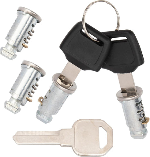 4 Pack Lock Cores for Thule, Replacement for Thule Rack Core, Key Cylinder for Bike Rack Lock, Roof Cargo Lock, Roof Rack Locks, Cross Bars, Tower...