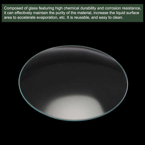 YOKIVE 6 Pcs Watch Glass Beaker Cover, Lab Watch Glasses Cover Lids | Laboratory Supplies, Great for Science Chemical Experiment (Transparent, 3.5...