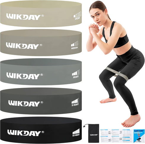 Resistance Bands for Working Out Exercise Loop Bands Workout Bands Set for Men Women Body Stretching, Crossfit Training, Home Workout, Physical Th...