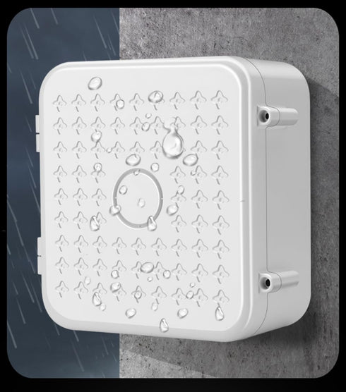 2-Pack 5.5" Square Security Camera Junction Box Mouting Bracket, Universal Bullet Dome Camera Junction Outlet Box Mount Hide Cable Junction Box fo...