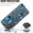 Case for Redmi 9A M2006C3LG/Redmi 9i M2006C3LII Case with Tempered-Glass Screen Protector, Clear Butterfly Pattern Full Body Protective Phone Cove...