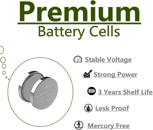 3 Volt CR2016 2016 Lithium Battery -50PCS...