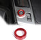 Gear Shift Knob Ring Cover Trim Compatible with Corvette C7 Stingray 2014-2019 Aluminum Alloy 1PCS Central Console Drive Mode Knob Ring Cover Trim...