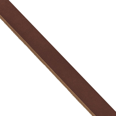 Mandala Crafts 3/4 Inch Wide Brown Leather Straps for Crafts - 2.5mm Thick 6 Feet Long Flat Soft Genuine Full Grain Cowhide Leather Strips Bands f...