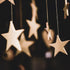 Luter 500 x Wooden Star Craft Ornaments Unfinished Blank Wooden Star Slices Embellishments for Christmas, Wedding, Party Decoration, DIY Cards, 5 ...