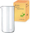 French Press glass Beaker, 34 oz, compatible with Bodum, Bayka,Utopia ... most of 34oz french press in market, Borosilicate 3.3 Glass, Universal R...