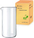 French Press glass Beaker, 34 oz, compatible with Bodum, Bayka,Utopia ... most of 34oz french press in market, Borosilicate 3.3 Glass, Universal R...