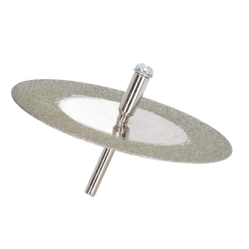 10Pcs Diamond Cutting Wheel Diamond Cutting Discs Cut Off Wheel Blades Set Power Rotary Tool Parts for Wood Metal Stone with Connecting Rods(60mm ...