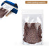 Clear Zipper Stand Up Pouch Bag,100Pcs 7.0x10.2 Heat Sealable Zip Lock Snack Food Tea Packing Pouches (7.0W x 10.2L, 100)...
