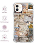 Vintage Collage Aesthetic Case Compatible with iPhone 11, Newspaper Quotes Case for Girl Women Men, Unique Soft TPU Bumper Case Cover...