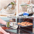 Paris Oven Mitts and Pot Holders Sets Eiffel Tower Pink Romantic City Heat Resistant 3pcs for Cooking Baking BBQ...