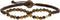 Infinityee888 Tiger Eye Anklet Bracelet bead woven Brown Wax 8 Infinity Endless Love Symbol Adjustable Ankle Bracelets for Men, Women, teen girl H...