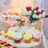 Donoter 48 Pcs He Asked She Said Yes Cupcake Toppers Diamond Ring Heart Cake Picks for Wedding Engagement Party Table Decorations...