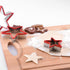 Star Cookie Cutters Set 3pcs Stainless Steel,Food Grade Large & Mini Star Cookie Cutter for Pressing cookie, sandwich and bread...