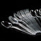 AKOAK 100 Count Disposable Mini Clear Plastic Spoons for Dessert, Appetizer, Ice Cream and Soup...