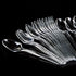AKOAK 100 Count Disposable Mini Clear Plastic Spoons for Dessert, Appetizer, Ice Cream and Soup...