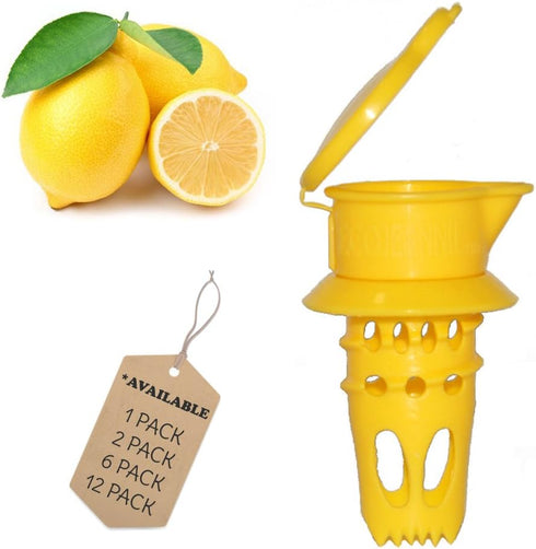 1 Pack Citrus Tap, Portable Lemon Juicer Faucet (Patent Pending), Lime Squeezer, Juice Extractor- BPA Free Hormone Free...