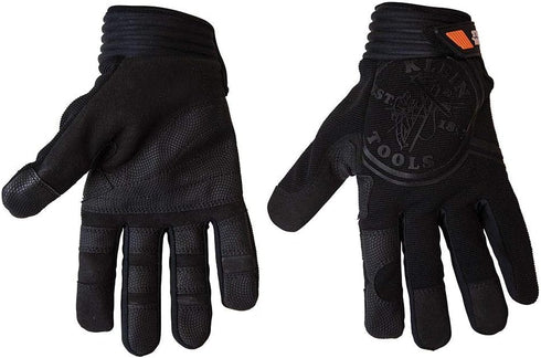 Klein Tools 40232 Wire Pulling Gloves, Extra Grip Work Gloves with Thumb Reinforcements and Grip Patches on Palm and Fingertips, Medium...