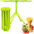 Kitchen Pasta Drying Rack Folding, iPstyle Spaghetti Drying Rack Noodle Stand with 10 Bar Handles Green...