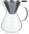 Pour Over Coffee Maker, 400ml Glass Coffee Pot Hand Drip Coffee Maker Filter Pot Manual Coffee Dripper Brewer with Handle and Scale...