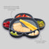 grabease Silicone Suction Plate for Baby & Toddler Self-Feeding, 6-Section Dish With Stay-Put Grip, BPA and Phthalates-Free, Dishwasher and Microw...