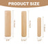 Sukh 200Pcs Wooden Dowel Pins - Wooden Dowels Fluted Wood Dowel Pins with 1/4?5/16 and 3/8-inch for Joining in Furniture, Cabinets and Other Woodw...
