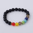(4PCS) Handmade Healing Crystals Beads Bracelet Set - Elastic Yoga Bangle from Gemstones & Stones - Ideal for Positive Energy, 7 Chakra Balance - ...