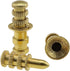 10PCS 8MM/0.31Inch Worktop Blade Locator Worktop Bolt Sleeve Connector Furniture Connector Hidden Concealed Brass Sleeve Suitable for Docking Wood...