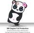 Cute Case Compatible with iPhone SE 2020/2022 Case, Funny Girly Panda iPhone 6/6s/7/8/ Cases, Animals 3D Cartoon Soft Silicone Shockproof Cover fo...