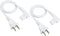 19.5in 2-Pack Power Cord Compatible with Sonos One, Sonos One SL, Sonos Play-1 Speakers - Power Plug Cable (Short, White)...