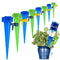 Self Plant Watering Spikes 12 Pack Auto Drippers Irrigation Devices Vacation Automatic Plants Water System with Adjustable Control Valve Switch De...