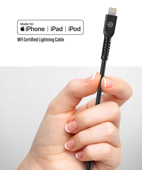 GALVANOX USB C to Lightning Cable (2 Pack) Apple MFi Certified iPhone Fast Chargers (3ft + 6ft) Charging Cords Compatible with iPhone 11/12/13/14 ...