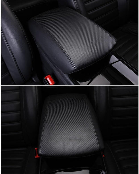 XITER Car Armrest Cover Saver, 1 Pc Center Console Leather Pad Fit for Edge 2015-2024, Central Console Armrest Box Protector Interior Accessories ...