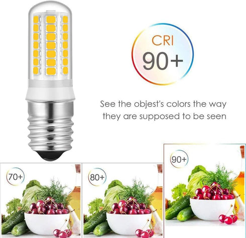 E17 LED Microwave Oven Appliance Whirlpool Bulb,8206232A 40W Equivalent Light Bulbs 2-Pack (Daylight White 6000K)...