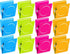 12-Piece Fridge Magnets Magnetic Clips, Refrigerator Magnet Metal Clip Memo Note Clip Paper Clamp Great to Whiteboard Wall Fridge Kitchen Calendar...