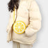 AUEAR, Lemon Lime Fruit Shaped Round Cute Fashion Personality Cross Body Bag Purse for Women Female, Yellow...