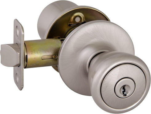 Design House 781922 Tulip Keyed Entry Door Knob Satin Nickel...