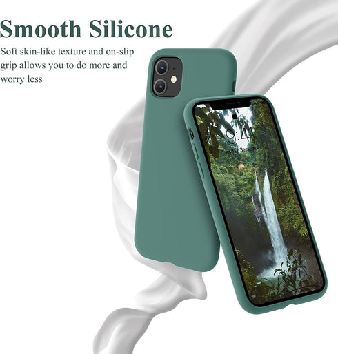 OTOFLY for iPhone 11 Case, Phone Case 11,Slim Shockproof, Anti-Fingerprint, Anti-Scratch Microfiber Lining, Protective Cover Compatible with iPhon...