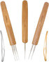 5 Pieces Dreadlock Crochet Hook for Hair Dreadlocks Crochet Needle with Interlocking Tool for Locs Braid Craft (0.5mm)...