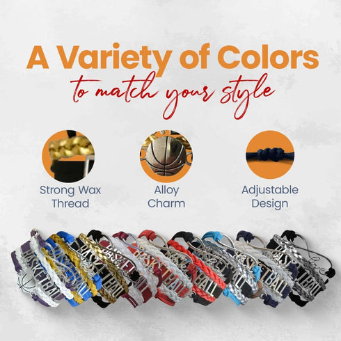 Infinity Collection - Basketball Bracelet Gift for Team and Players...