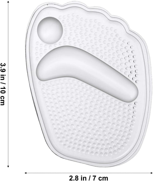 Healifty Ball of Foot Cushions - 3 Pairs Gel Shoe Inserts Reusable for Women Non Slip Metatarsal Pads for Foot Pain Relief Comfort One Size Fits A...