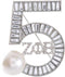 Zeta Sorority Brooch Five Numbers Greek Letters Pearl Broach Pin Black Lady Social ZPB Jewelry Gift For Finer Women...