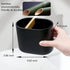 rejomiik Thick Resin Toothbrush Holders Bamboo Tooth Brushing Holder for Bathroom Countertop, Tooth Brush Storage Organizer Stand for Holds Toilet...