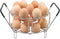 Stackable Egg Steamer Rack, BiaoGan Egg Cooking Rack with Heat Resistant Silicone Handles Compatible with Instant Pot Accessories 6,8 Quart, 18 Eg...