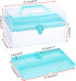 BTSKY Multipurpose Plastic Craft Storage Containers with Removable Tray, Clear Plastic Storage Box with Lid & Handle, Easy Carry & Stack Small Sto...