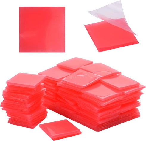 100pcs 2 * 2cm Diamond Painting Glue Clay Diamond Paiting Cement DIY Cross-Stitch Embroidery Tools, Red...